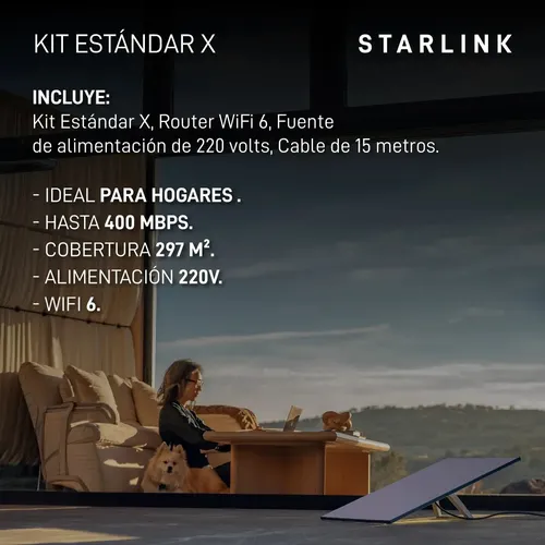 Kit Starlink De Internet Vía Satélite Estándar V4 - Miniatura 4