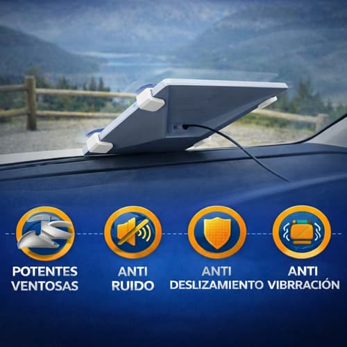 Soporte Starlink Evlo Vidrio Auto Ventosa Sopapa Parabrisa - Miniatura 2