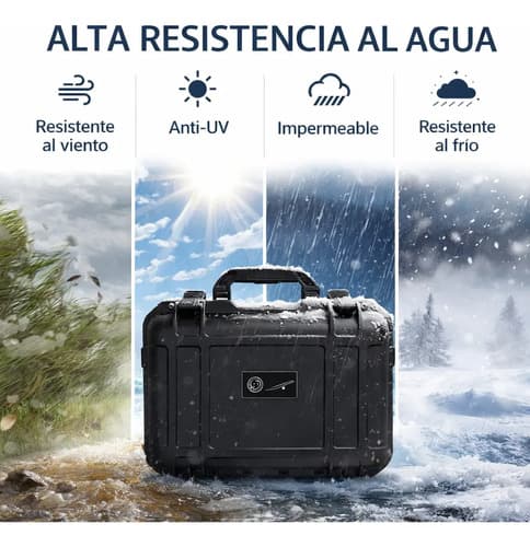 Maletín Valija Starlink Rígido Estanco Pelican Hardcase Case Negro - Miniatura 2