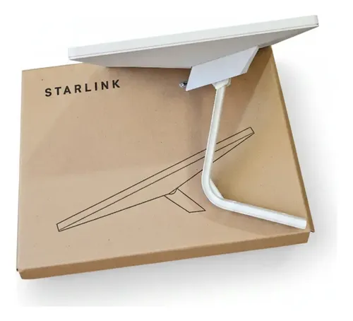 Mensula Soporte Caño Mástil Techo Pared Antena Starlink Mini Blanco - Miniatura 6