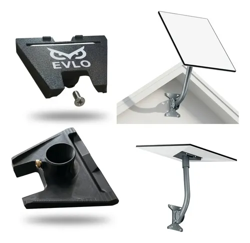 Adaptador Soporte Pared Y Techo Para Kit Starlink Gen 3 V4