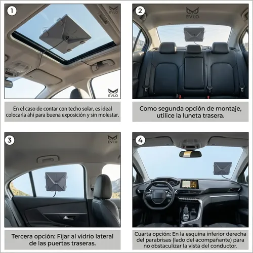 Soporte Starlink Evlo Vidrio Auto Ventosa Sopapa Parabrisa - Miniatura 12