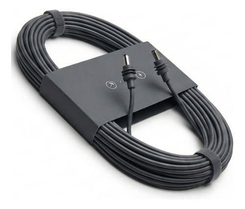 Cable De Corriente Dc Original Para Starlink Mini 15 Mts Gris Oscuro