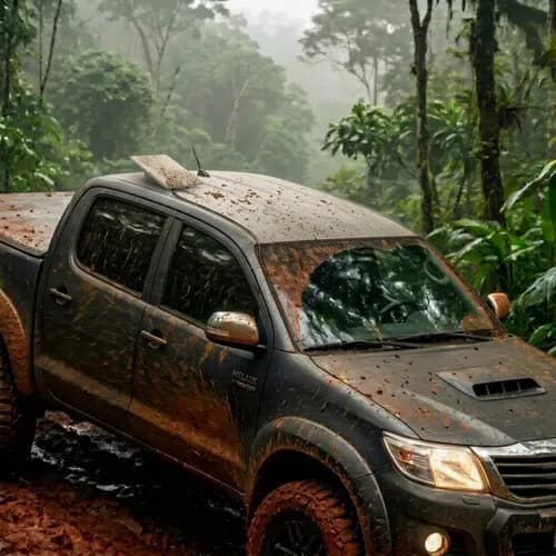 Soporte Protector Magnetico Starlink Mini Auto Techo 4x4 - Miniatura 6