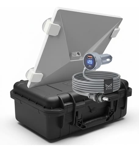 Kit Starlink + Maletín Valija + Cable Auto + Soporte Ventosa