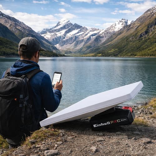 Conector Starlink Evlo Powerbank Para Einhell Y Milwaukee - Miniatura 3