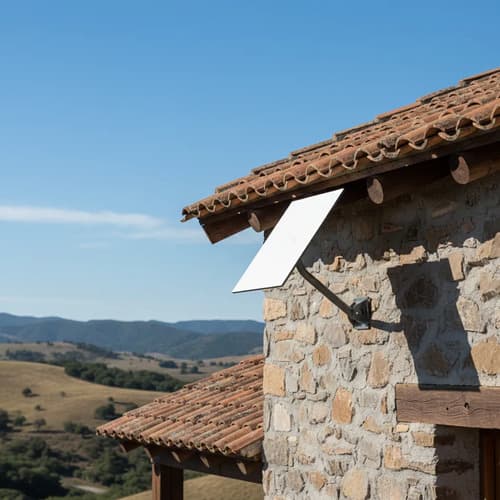 Adaptador Mensula Soporte Techo Pared Antena Starlink V4 - Miniatura 2