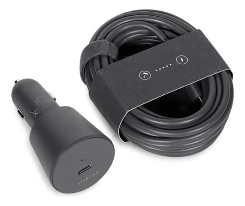 Conector 12/24v Original Cable 5m Starlink Mini Auto Camión - Miniatura 5