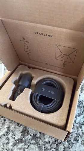 Conector 12/24v Original Cable 5m Starlink Mini Auto Camión - Miniatura 8