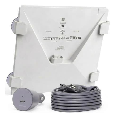 Antena Starlink Mini Satelital Kit Car 12/24v Auto Ventosas - Miniatura 8