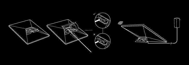 Cómo conectar el cable de la Starlink Mini y la fuente de alimentación