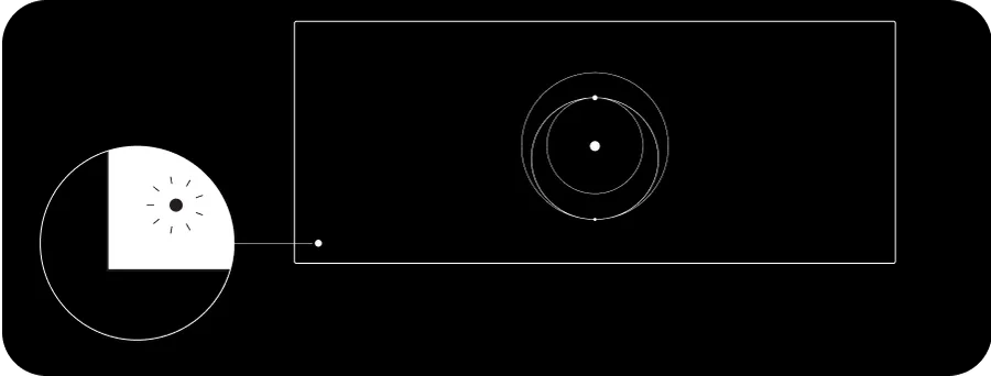 Ubicación de la luz de estado en el router Starlink Standard